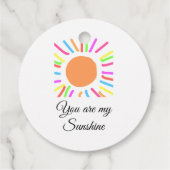 あなたは私のサンシャインイエローオレンジの太陽の光を追加nam フェイバータグ (裏面)