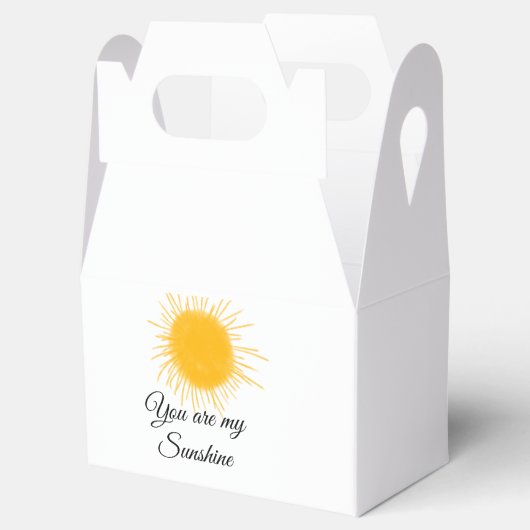 あなたは私のサンシャインイエローオレンジの太陽の光を追加nam フェイバーボックス (オープン)