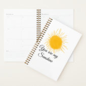 あなたは私のサンシャインイエローオレンジの太陽の光を追加nam プランナー手帳 (ディスプレー)