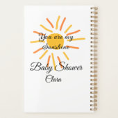 あなたは私のサンシャインイエローオレンジの太陽の光を追加nam プランナー手帳 (裏面)