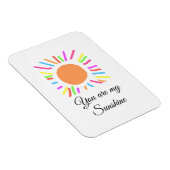 あなたは私のサンシャインイエローオレンジの太陽の光を追加nam マグネット (右側)