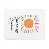 あなたは私のサンシャインイエローオレンジの太陽の光を追加nam マグネット (横)