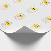 あなたは私のサンシャインイエローオレンジの太陽の光を追加nam ラッピングペーパー (角)