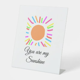 あなたは私のサンシャインイエローオレンジの太陽の光を追加nam 台座サイン