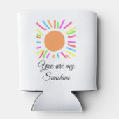 あなたは私のサンシャインイエローオレンジの太陽の光を追加nam 缶クーラー (裏面)