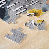 あなたは私のサンシャインイエローサンフラワーフォト ジグソーパズル (側面)