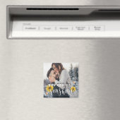 あなたは私のサンシャインイエローサンフラワーフォト マグネット (インサイチュ (食洗機))