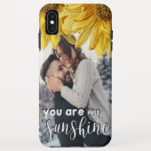 あなたは私のサンシャインイエローサンフラワーフォト Case-Mate iPhoneケース (裏面)