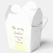 あなたは私のサンシャインイエローパステルの誕生日の追加nam フェイバーボックス (見開き)