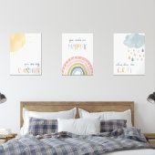 あなたは私のサンシャインウォーターカラーウォールアートグラフィック (寝室)