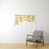 あなたは私のサンシャインウォールつるの タペストリー (インサイチュ(横))