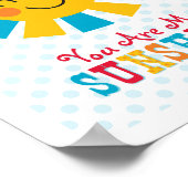 あなたは私のサンシャインウォールアートポスター ポスター (角)