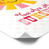 あなたは私のサンシャインウォールアートポスター ポスター (角)