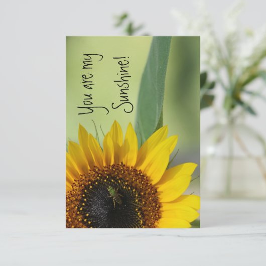 あなたは私のサンシャインカード サンキューカード (スタンド正面)