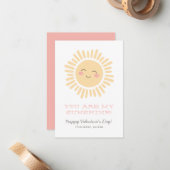 あなたは私のサンシャインキッズ教室バレンタインデー ノートカード (正面/裏面インサイチュ)