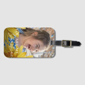 あなたは私のサンシャインキュートな黄色の明るいヒマワリ ラゲッジタグ (正面横)