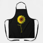 あなたは私のサンシャインサンフラワーソフトボール エプロン (正面)