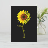 あなたは私のサンシャインサンフラワーソフトボール 招待状 (スタンド正面)