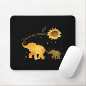 あなたは私のサンシャインサンフラワーゾウ自閉症だ マウスパッド (マウス)