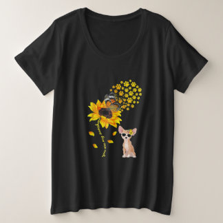 あなたは私のサンシャインサンフラワーチワアワ男性の女性である プラスサイズTシャツ