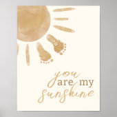 あなたは私のサンシャインサン子供部屋ボホデコール ポスター (正面)
