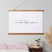 あなたは私のサンシャインスクリプト子供部屋Decor 吊り下げ型タペストリー (寝室)