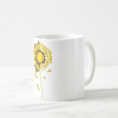 あなたは私のサンシャインソフトボールひまわりスポーツLov コーヒーマグカップ (正面右)