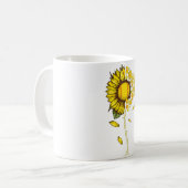 あなたは私のサンシャインソフトボールひまわりスポーツLov コーヒーマグカップ (正面左)