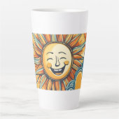 あなたは私のサンシャインデザイン カフェラテマグ (正面)