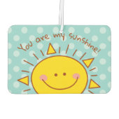あなたは私のサンシャインハッピーカワイサニーデー カーエアーフレッシュナー (裏面)