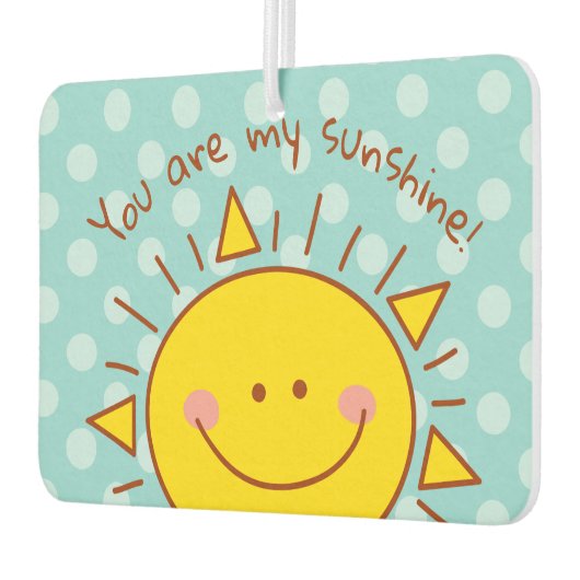 あなたは私のサンシャインハッピーカワイサニーデー カーエアーフレッシュナー (左)