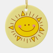 あなたは私のサンシャインハッピーカワイサニーデー セラミックオーナメント (正面)