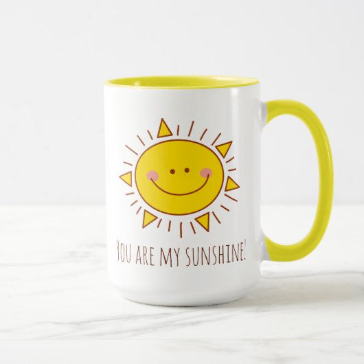 あなたは私のサンシャインハッピーカワイサニーデー マグカップ (右)