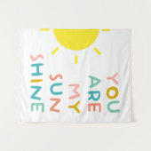 あなたは私のサンシャインパステルだ タペストリー (正面(横))