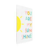 あなたは私のサンシャインパステルだ メタルプリント (3/4)