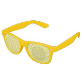 あなたは私のサンシャインパーティーサングラス（黄色） レトロサングラス (アングル)