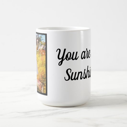あなたは私のサンシャインフォトだ コーヒーマグカップ (中央)
