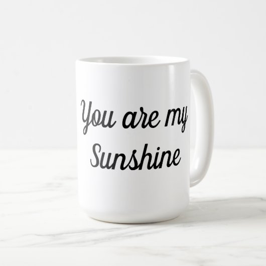 あなたは私のサンシャインフォトだ コーヒーマグカップ (正面右)