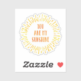 あなたは私のサンシャインブライトウォーター色 シール
