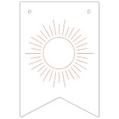 あなたは私のサンシャインベイビーシャワーのバンティングフラグ バンティングフラッグ (第1の旗)