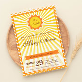 あなたは私のサンシャインベイビーシャワーの招待状 招待状