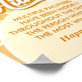 あなたは私のサンシャインベビーシャワーおしゃれな狩り ポスター (角)