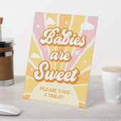 あなたは私のサンシャインベビーシャワーのお願い 台座サイン (インサイチュ)