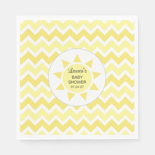 あなたは私のサンシャインベビーシャワーの装飾である スタンダードランチョンナプキン (正面)