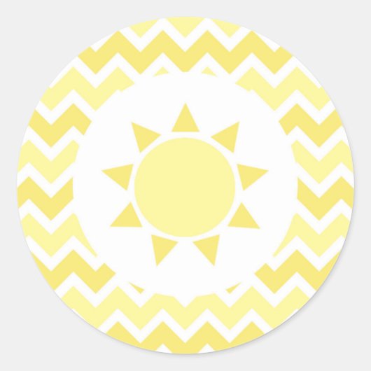 あなたは私のサンシャインベビーシャワー封筒用シール ラウンドシール (正面)