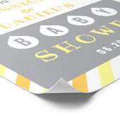 あなたは私のサンシャインベビーシャワー歓迎サイン ポスター (角)