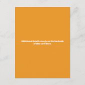 あなたは私のサンシャインベビーシャワー エンクロージャーカード (裏面)