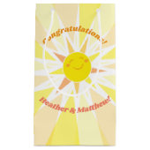 あなたは私のサンシャインベビーシャワー スモールペーパーバッグ (正面)