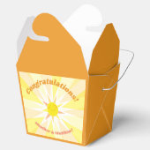 あなたは私のサンシャインベビーシャワー フェイバーボックス (オープン)