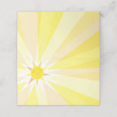 あなたは私のサンシャインベビーシャワー プレイスカード (外部開封)